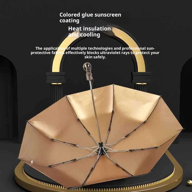 Blackout Skull Umbrella