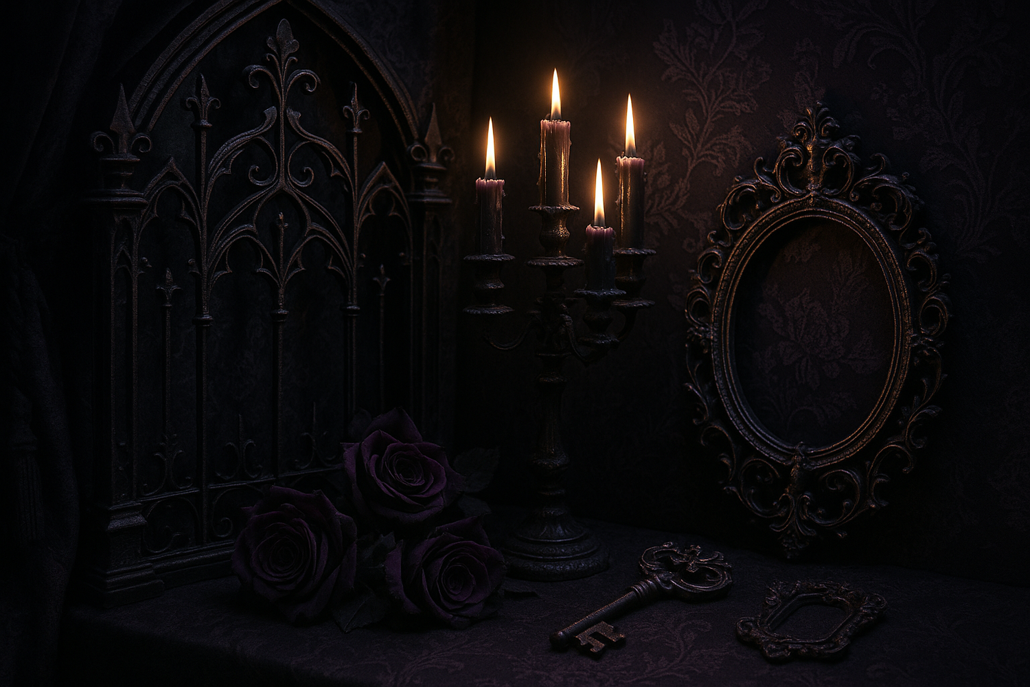 dark goth theme 