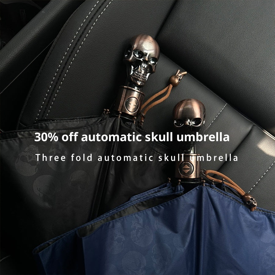 Blackout Skull Umbrella